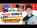 Make lofi bollywood songs  earned 89000m  youtube no copyright  make money from hindi