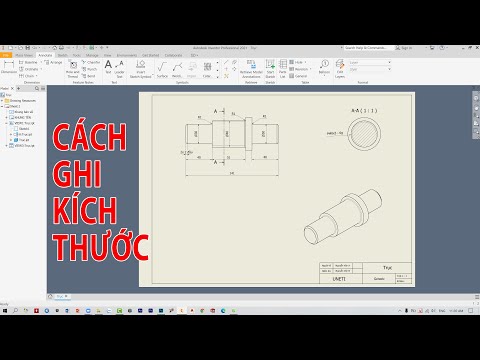 Video Xuất bản vẽ 2D trong Inventor: Cách ghi kích thước và... - youtube