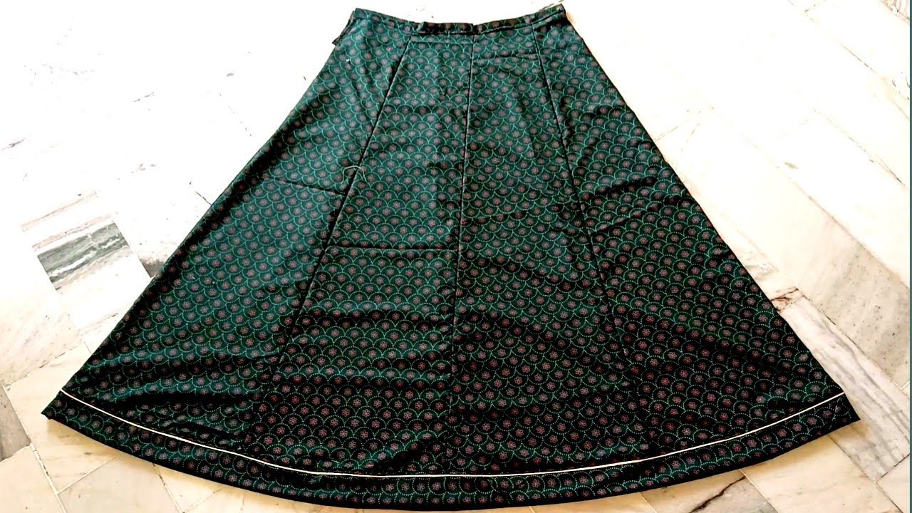 कलियों वाले लहंगे की कटिंग और सिलाई करने का सरल तरीका //lehenga ki cutting and stitching//lehenga