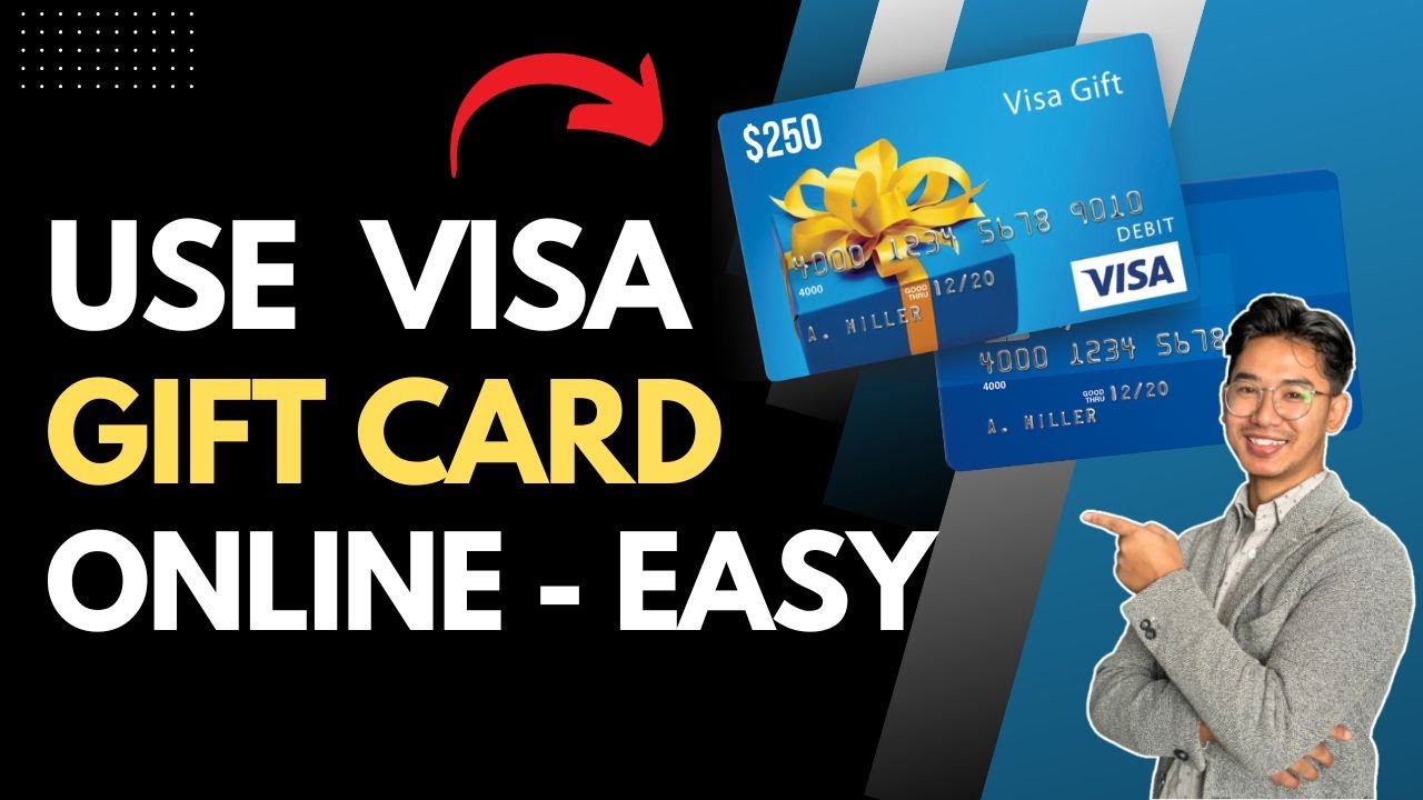 how-to-use-a-visa-gift-card-online-youtube