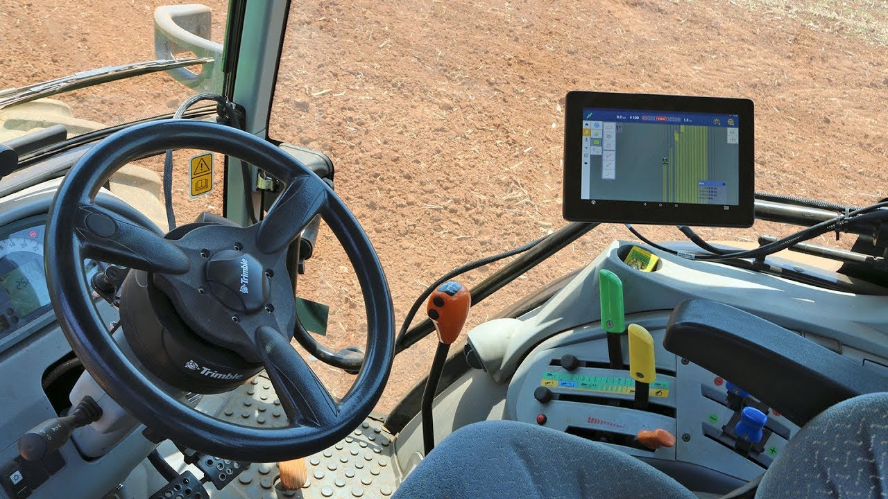 Pantalla GFX750 y receptor GPS NAV900 Trimble YouTube