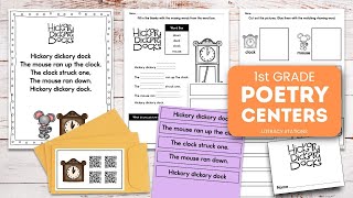 Teach Fluency with Hickory Dickory Dock Nursery Rhyme | 1st Grade Poetry Center