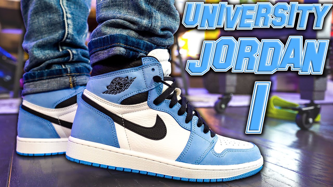 2021 AIR JORDAN 1 UNIVERSITY BLUE REVIEW AND ON FOOT !!!