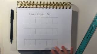 Pen and Ink Value Scales: part 1