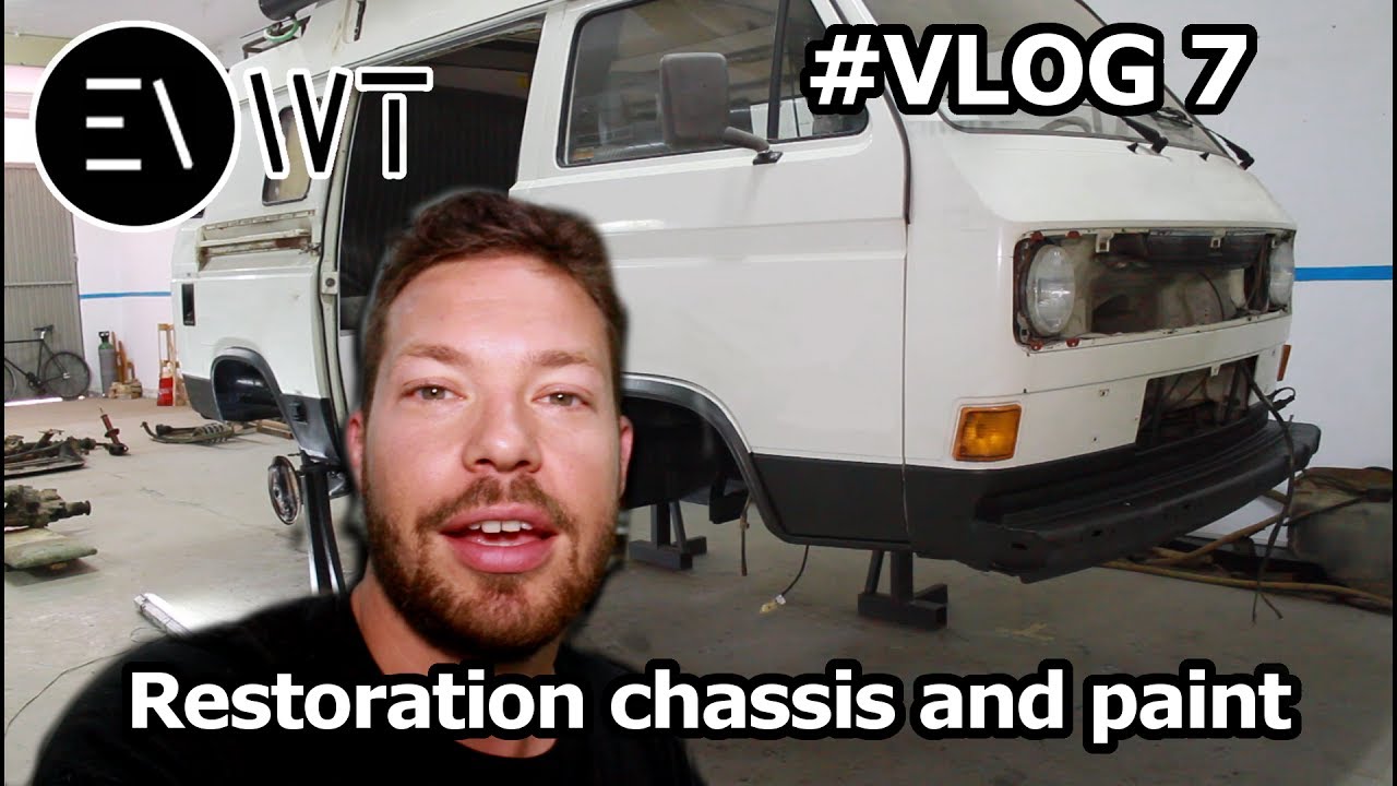 Chassis Restoration Anti Rust Treatment And Paint Of My Vw T3 Syncro Restoration 2 4 Vlog7 Youtube
