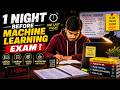 1 Night Before Machine Learning Exam | Study With Me | Last Minute Preparation @upskillwithrahul