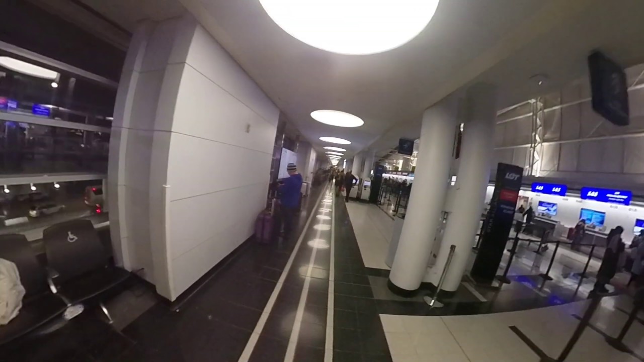 chicago ohare international terminal 5 - YouTube