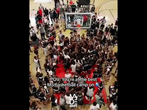 POV: You’re at the best MS basketball camp on 🌎 #fyp #middleschoolhoops  #aau  #madehoops