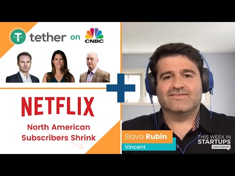 Reacting to Tether’s CNBC interview, Netflix earnings + Vincent’s Slava Rubin on alt assets | E1250 Episode cover