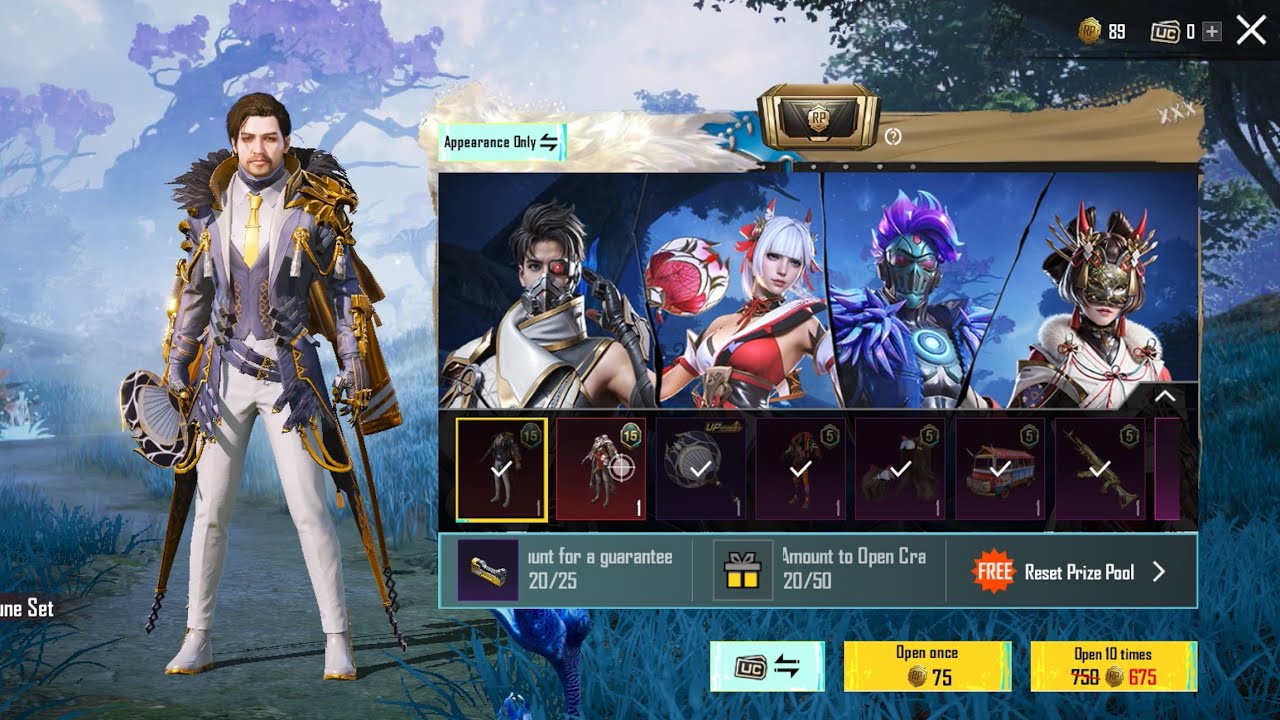 A17 RP Choice Crate Opening In PUBG Mobile 