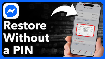 Hoe Facebook Messenger Chat te herstellen zonder pincode