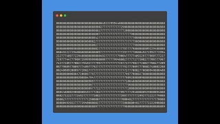 Bad Apple but every frame is a prime number