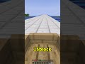 サバイバルで使える物でジャンプの距離比較してみた【マイクラ】【ゆっくり実況】#shorts #minecraft