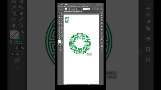 Create Greek key Pattern In Adobe Illustrator #shorts