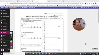 Motion Maps and Velocity Time graphs