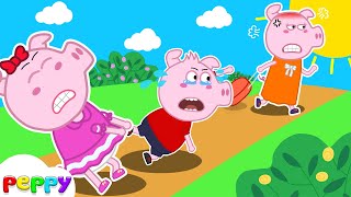 Mommy!! Please Come Back Home With Peppy Pig | Peppy Family Kids Cartoon