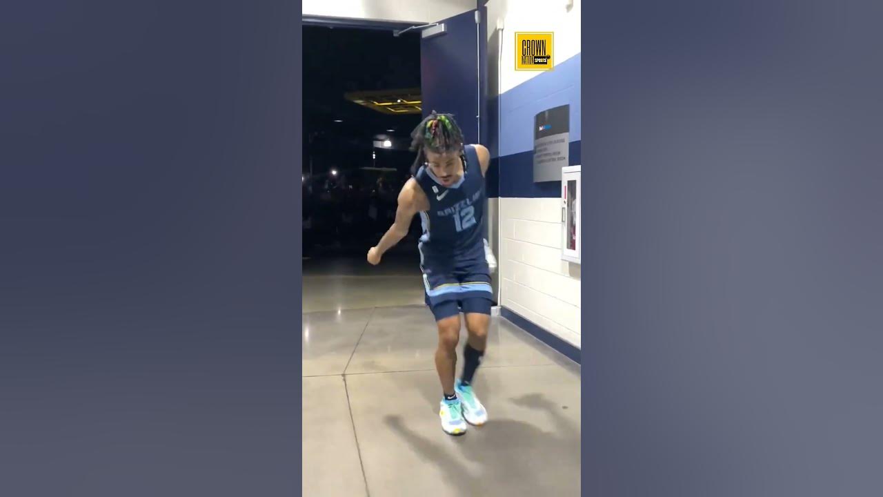 Ja Morant drops a griddy in celebration after return victory Grizzlies-Rockets