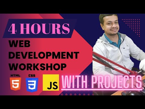 🔴 Web-development Workshop - HTML, CSS, JavaScript with Projects