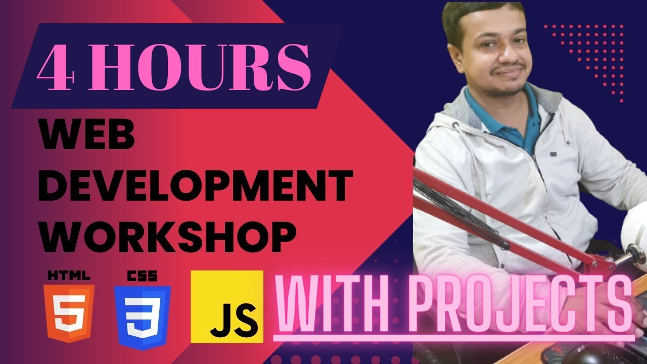 🔴 Web-development Workshop - HTML, CSS, JavaScript with Projects - YouTube