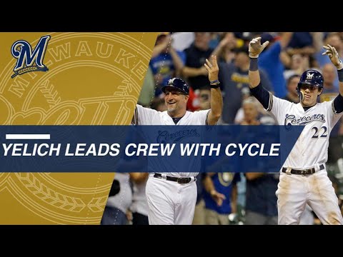 Christian Yelich's 2nd cycle of 2018
