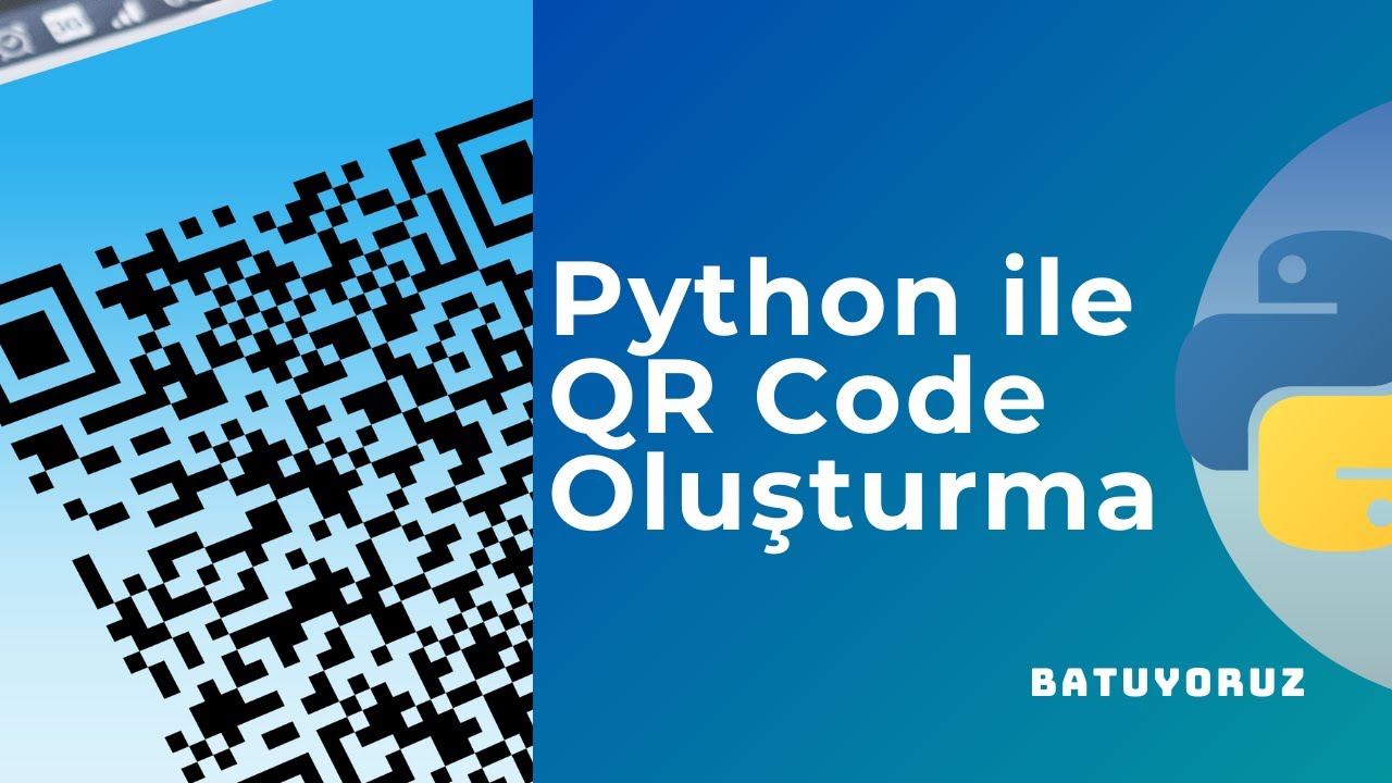 Python QR Code Oluşturma - YouTube