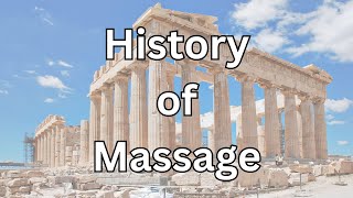 Short history of Massage Therapy: it is an ancient practice