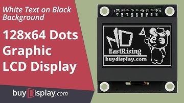 1.54 inch Black 128x64 Graphic LCD Display Module SPI for Arduino
