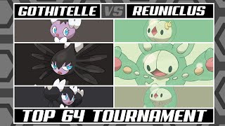 GOTHITELLE vs REUNICLUS | Top 64 Pokémon Tournament: Battle #11 | Unova-Kalos Division [Last 64]