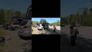 Deploying an rooftent Wild Land Voyager Pro 160 #rooftent #camping #tent #camping
