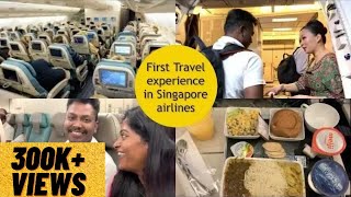 First Flight Travel Experience in WORLD's BEST Singapore Airlines | Fun & Excited Trip | Tamil Vlog