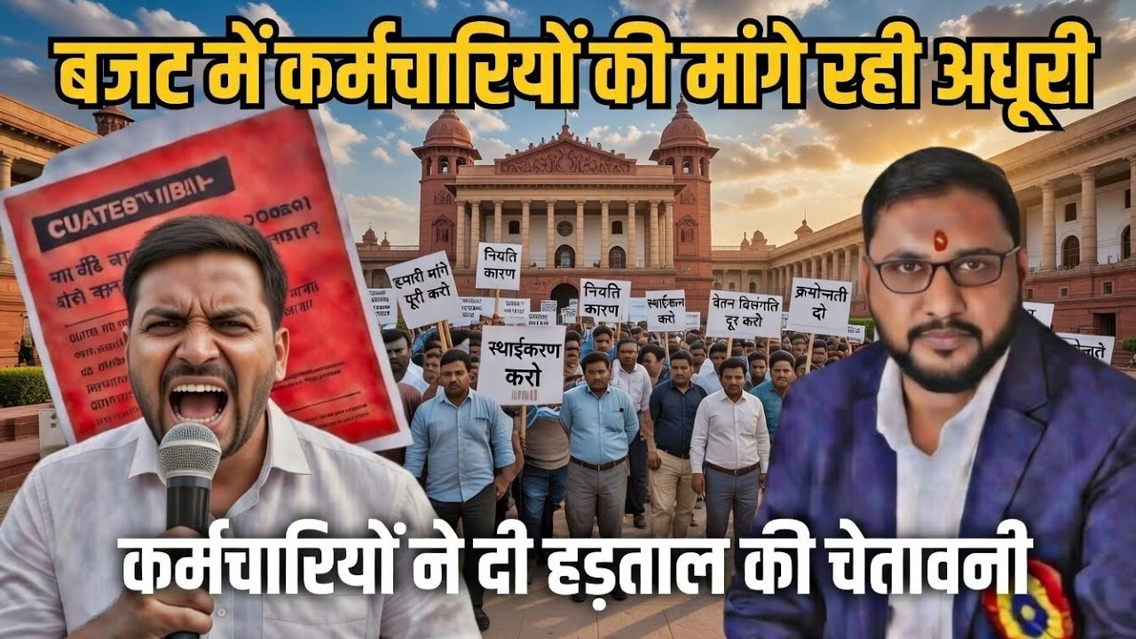 CG Budget Update|| बजट में कर्मचारियों की अनदेखी हड़ताल की दी चेतावनी