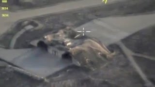 Russian drone shows Syrian air base after US strike