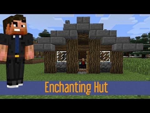 Minecraft Small Enchanting Hut Tutorial Fast And Easy