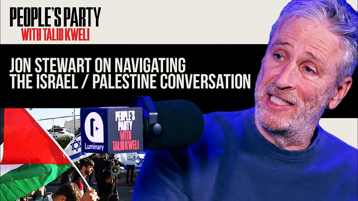 Jon Stewart Gets Real About The Challenge Of Israel/Palestine Conversations | People's Party Clip