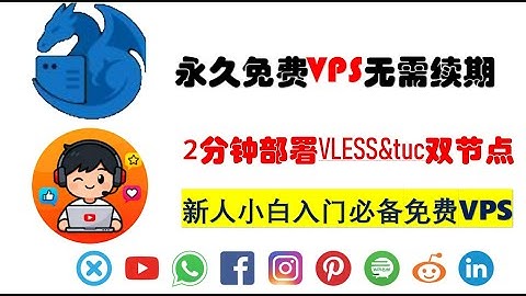 永久免费VPS，无需实名，无需续期，2分钟快速搭建vless和TUIC双节点，新人小白必备