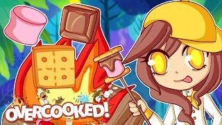 Our Epic CAMPFIRE COOK OFF in Overcooked 2!