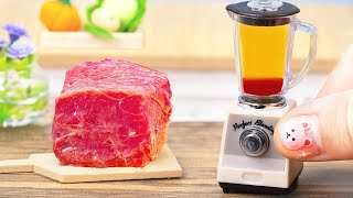 ASMR Miniature Cooking 🥩 Beef noodles | Delicious Miniature Cooking Food Compilation