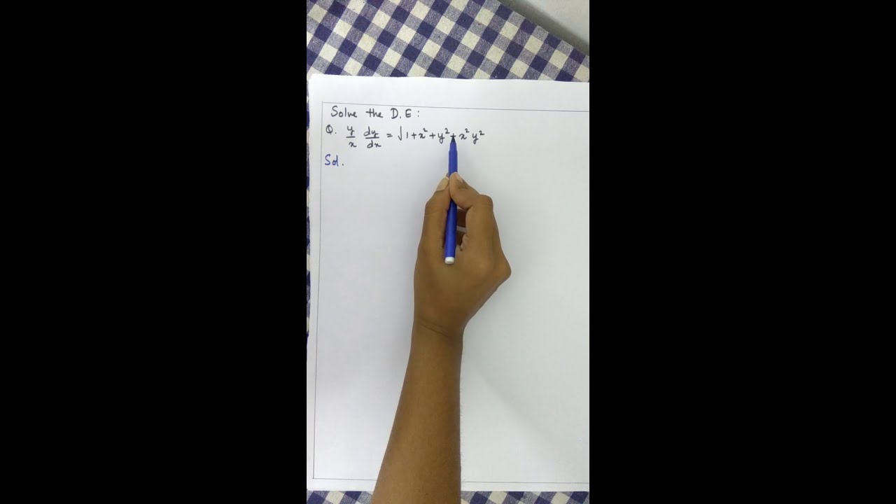 Solve DE Y x Dy dx 1 X2 y2 X2y2 YouTube Solve de y x dy dx 1 x2 y2 x2y2 youtube