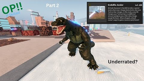 How Powerful Is MAX GODZILLA JUNIOR? (Part 2) - Roblox Kaiju Universe