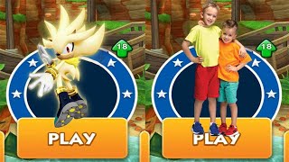 Super Silver vs Vlad and Niki Subway Run vs All Bosses Zazz Eggman - Sonic Dash