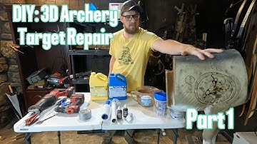 DIY 3D Archery Target Repair Part 1