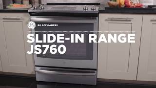 GE Slide In Front Control Electric Range (Model JS760)