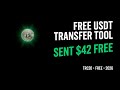 How I sent USDT instantly without a fee — discovered a free crypto tool