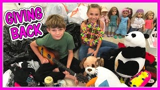 what do kayla and tyler give away? | it's time to give back