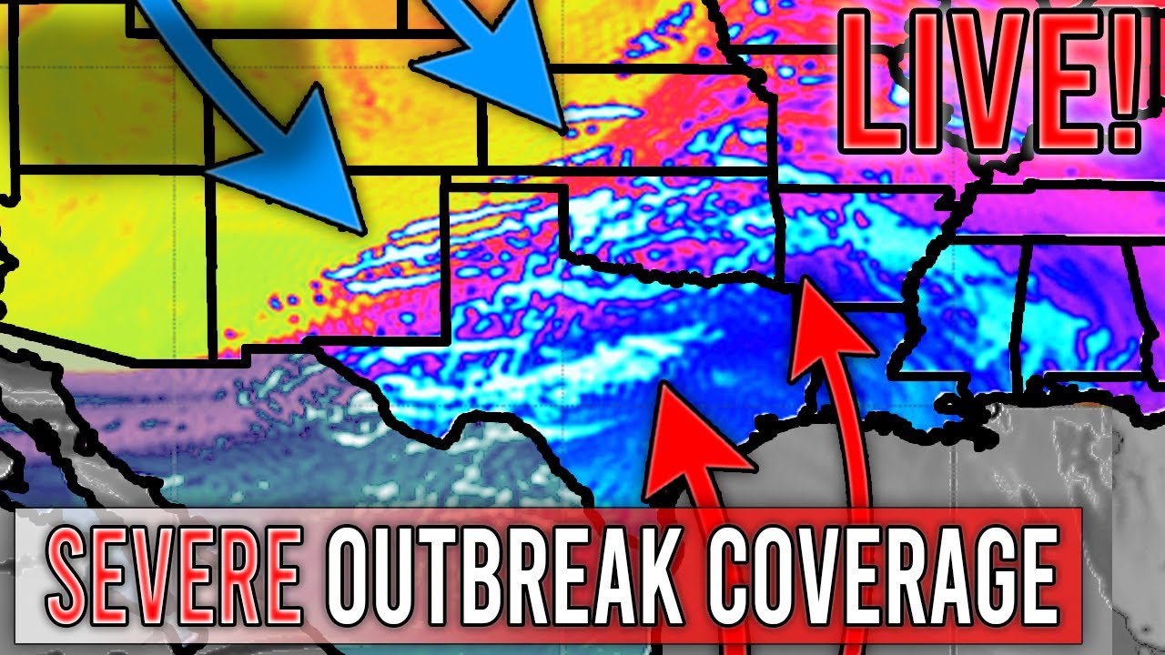 LIVE - Severe Weather Outbreak! MASSIVE Hail and Damaging Wind + Q&A ...