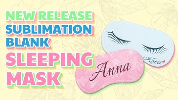 New release Sublimation Blank Sleeping Mask | Lopo Tech