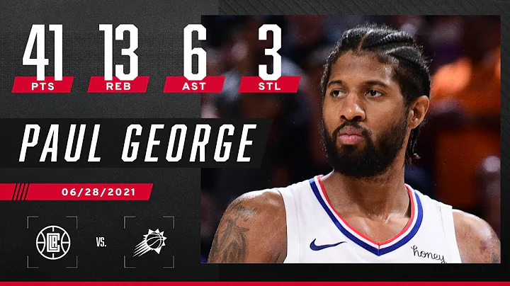Paul George goes for 41 PTS & 13 REB to keep Clippers' season alive ‼️ | 2021 NBA Playoffs
