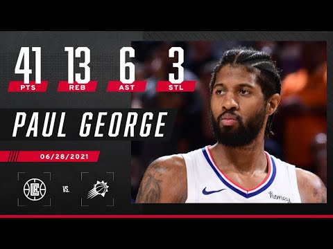 Paul George goes for 41 PTS & 13 REB to keep Clippers' season alive ‼️ | 2021 NBA Playoffs