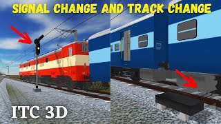 Signal Change and Track Change Gameplay | Indian Train Crossing 3D screenshot 2