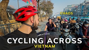 LEAVING HANOI 🇻🇳 (Day 1 Cycling Across Vietnam)